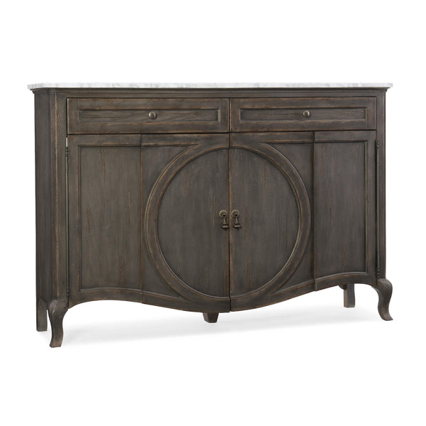 Hooker Furniture 1610-85005-GRY Melange Four-Door Two-Drawer Credenza IMAGE 1