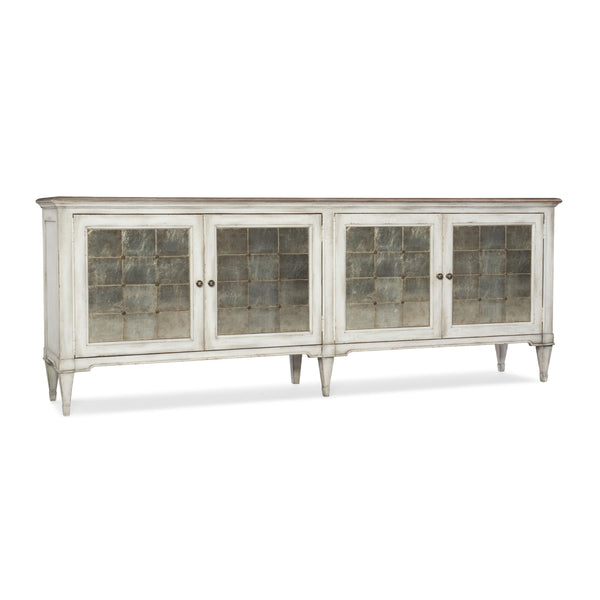 Hooker Furniture 1610-85006-WH Melange Four-Door Credenza IMAGE 1