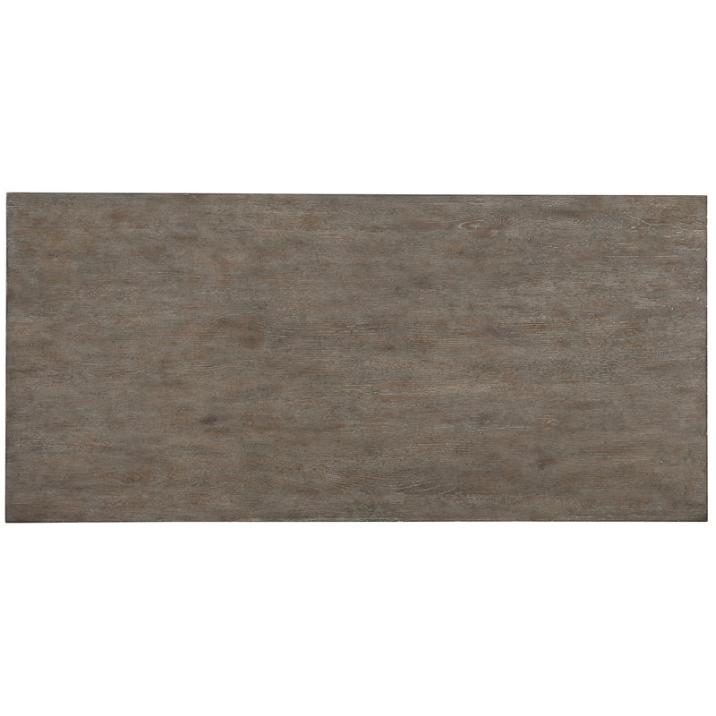 Hooker Furniture 1641-10459-LTWD Rustic Glam Trestle Desk IMAGE 3