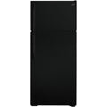 GE 28-inch, 17.5 cu.ft. Freestanding Top Freezer Refrigerator with LED Lighting GTS18GTNRBB IMAGE 1
