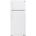 GE 28-inch, 17.5 cu.ft. Freestanding Top Freezer Refrigerator with LED Lighting GTS18GTNRWW IMAGE 1