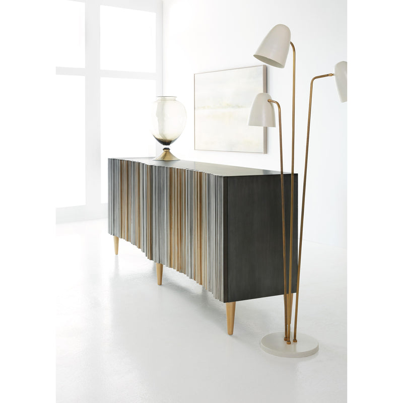 Hooker Furniture 638-85435-MTL Melange Apollo Credenza IMAGE 3