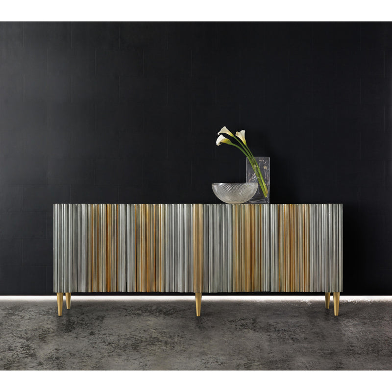 Hooker Furniture 638-85435-MTL Melange Apollo Credenza IMAGE 4
