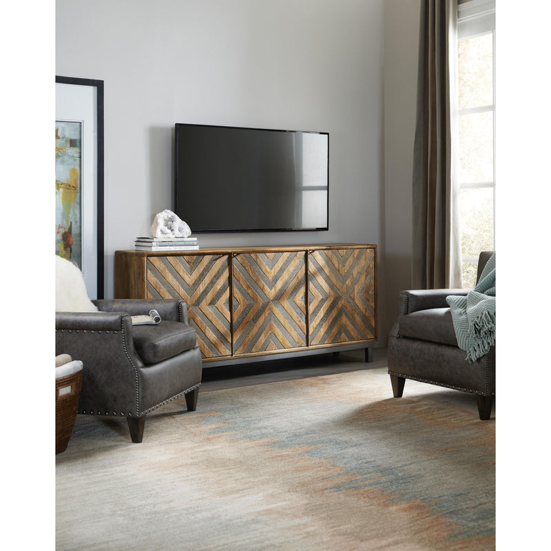 Hooker Furniture 5649-55469-MWD Serramonte 69in Entertainment/Accent Console IMAGE 3