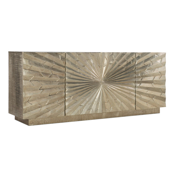 Hooker Furniture 5667-55478-SLV Big Bang 78in Entertainment Console IMAGE 1