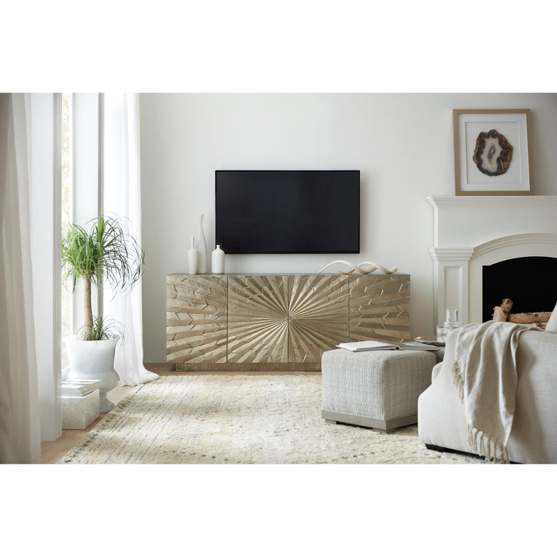 Hooker Furniture 5667-55478-SLV Big Bang 78in Entertainment Console IMAGE 4