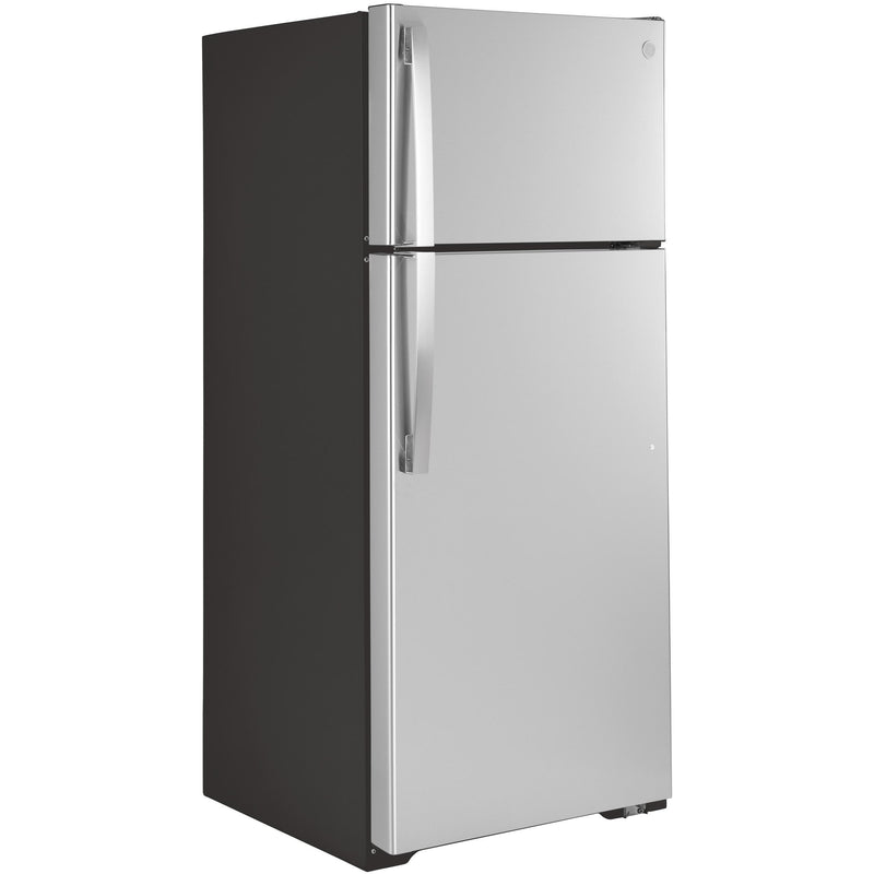 GE 28-inch, 17.5 cu. ft. Top Freezer Refrigerator GTS18HSNRSS IMAGE 4