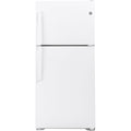 GE 33-inch, 21.9 cu.ft. Freestanding Top Freezer Refrigerator with Upfront Fresh Food Temperature Controls GTS22KGNRWW IMAGE 1