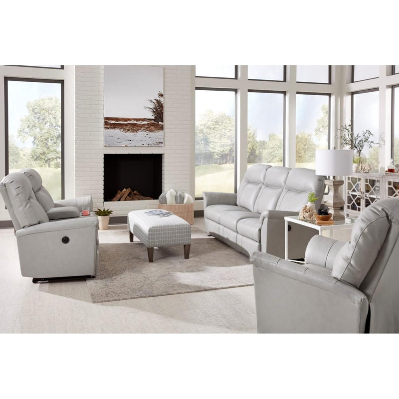 Best Home Furnishings Caitlin Reclining Leather Loveseat with Console L420CQ4 75503L IMAGE 5