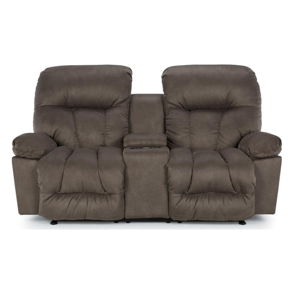 Best Home Furnishings Retreat Reclining Fabric Loveseat with Console L800RC7 24109D IMAGE 1