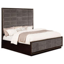  Coaster Furniture Durango 223261Q 77-inch Queen Panel Bed - Smoked Peppercorn IMAGE 2