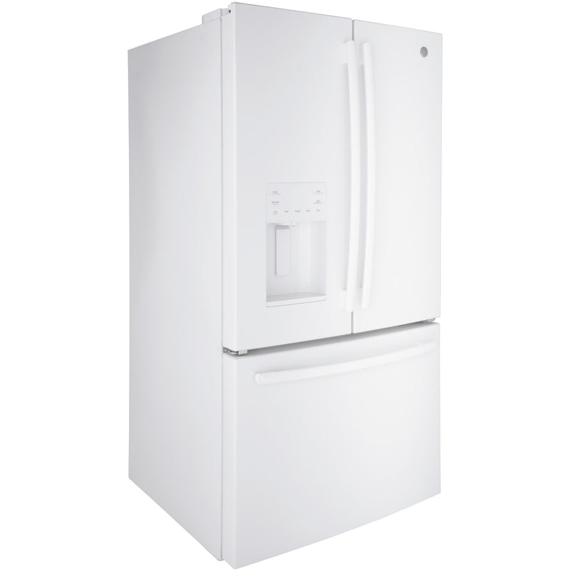 GE 36-inch, 25.6 cu. ft. French 3-Door Refrigerator GFE26JGMWW IMAGE 9