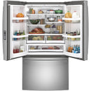 GE 36-inch, 28.7 cu. ft. French 3-Door Refrigerator with Icemaker GNE29GYNFS IMAGE 1