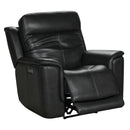 Barcalounger Burbank Power Leather Match Recliner 9PHL-3704-3730-96 IMAGE 4