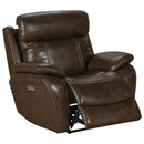 Barcalounger Sandover Power Leather Match Recliner 9PHL-3703-3713-86 IMAGE 4