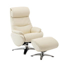Barcalounger Adler Swivel Leather Match Recliner 15-3723-3618-80 IMAGE 2