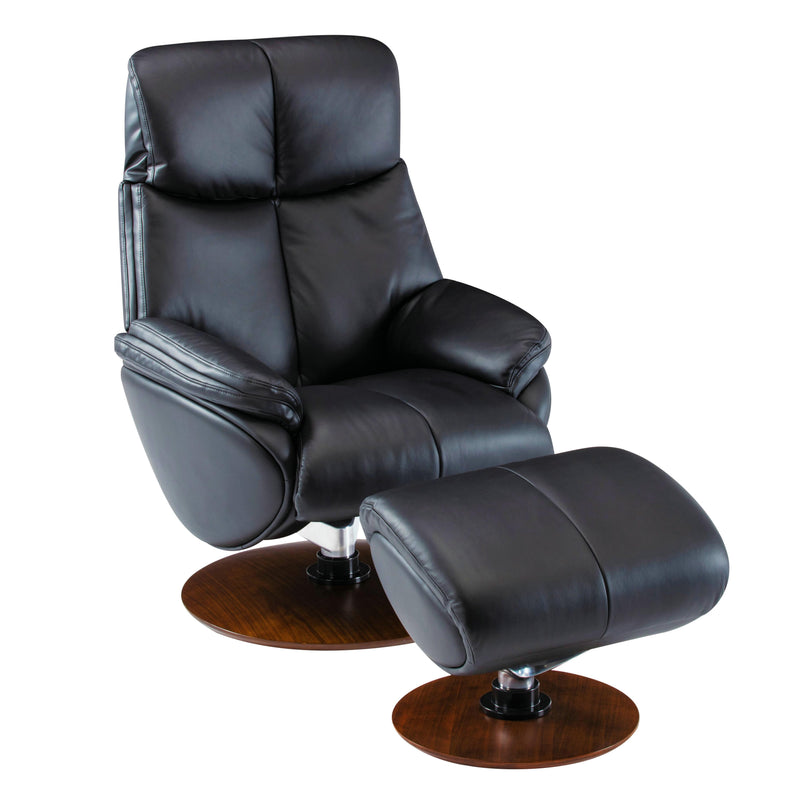 Barcalounger Alicia Swivel Leather Match Recliner 15-3725-3618-99 IMAGE 2