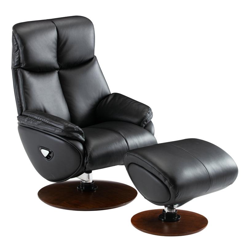 Barcalounger Alicia Swivel Leather Match Recliner 15-3725-3618-99 IMAGE 3