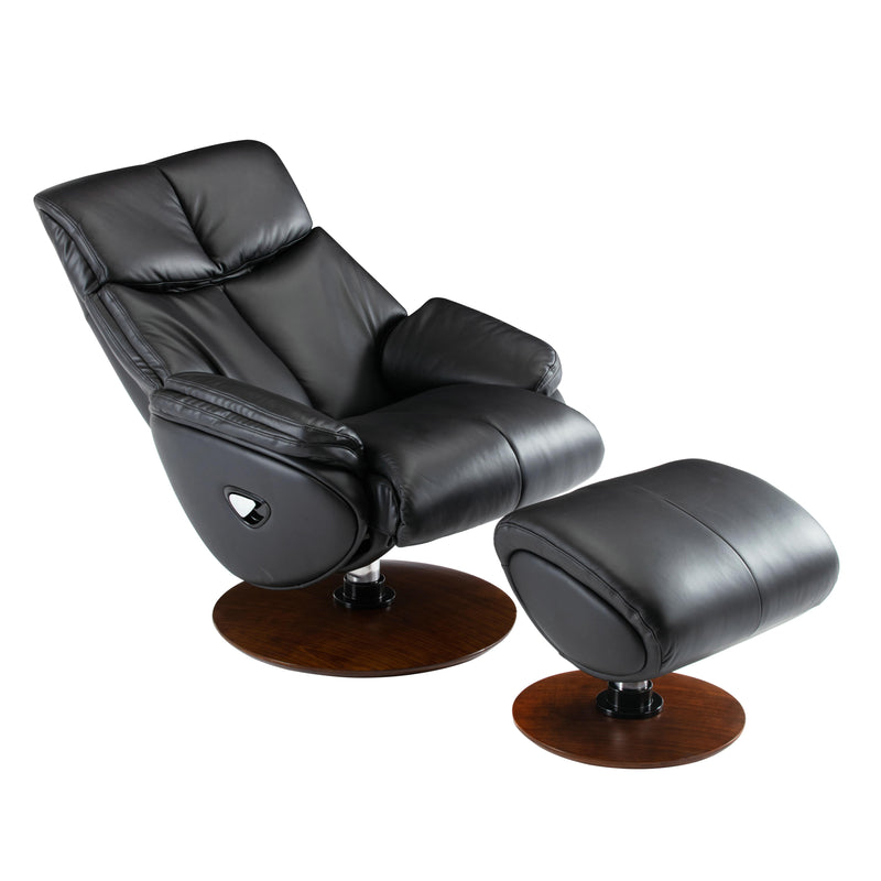 Barcalounger Alicia Swivel Leather Match Recliner 15-3725-3618-99 IMAGE 4