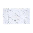  Coaster Furniture Athena 110101 Rectangular 64-inch Faux Marble Dining Table - Chrome IMAGE 4