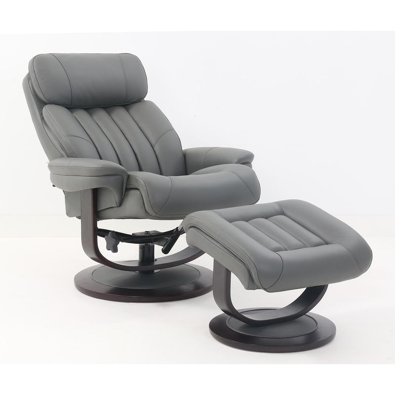 Barcalounger Oakleigh Swivel Leather Match Recliner 15-3709-3449-95 IMAGE 2