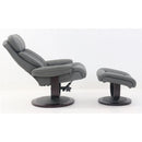 Barcalounger Oakleigh Swivel Leather Match Recliner 15-3709-3449-95 IMAGE 4