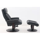 Barcalounger Oakleigh Swivel Leather Match Recliner 15-3709-3601-99 IMAGE 3