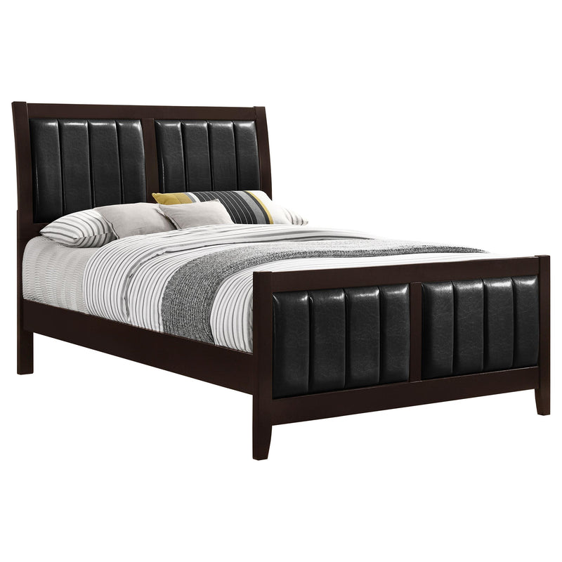  Coaster Furniture Carlton 202091F Wood Full Panel Bed - Cappuccino IMAGE 2