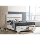  Coaster Furniture Miranda 205111F 51-inch Wood Full Storage Panel Bed - White IMAGE 9