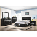  Coaster Furniture Miranda 206361F 51-inch Wood Full Storage Panel Bed - Black IMAGE 11