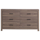  Coaster Furniture Brantford 207043 6-Drawer Dresser - Barrel Oak IMAGE 2