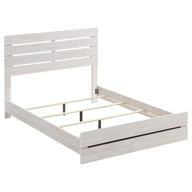  Coaster Furniture Brantford 207051KE Wood Eastern King Panel Bed - Coastal White IMAGE 1