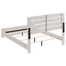  Coaster Furniture Brantford 207051KE Wood Eastern King Panel Bed - Coastal White IMAGE 3