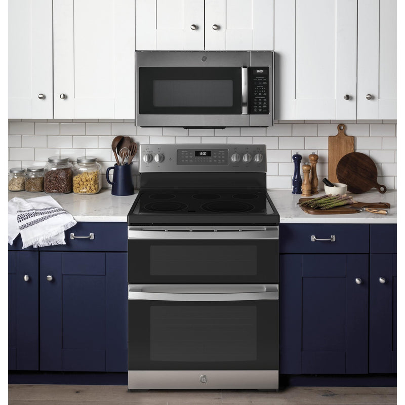 GE 30-inch Freestanding Electric Range with Convection Technology JBS86SPSS IMAGE 5