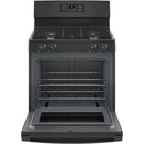 GE 30-inch Freestanding Gas Range with Precise Simmer Burner JGBS61DPBB IMAGE 2
