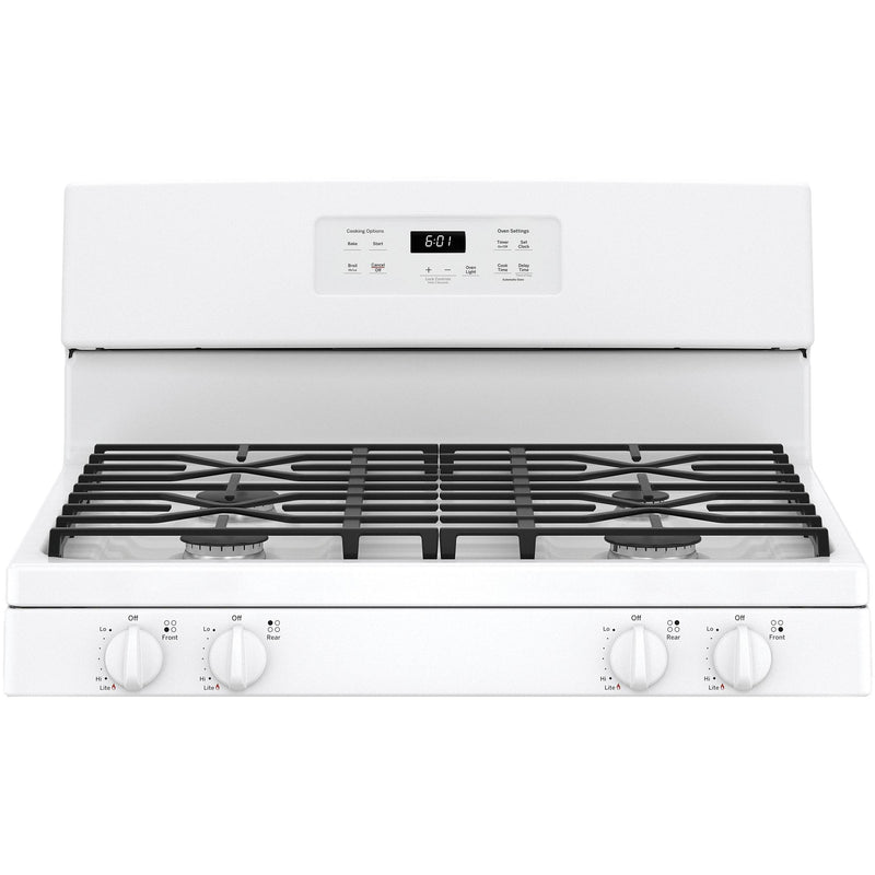 GE 30-inch Freestanding Gas Range with Precise Simmer Burner JGBS61DPWW IMAGE 4