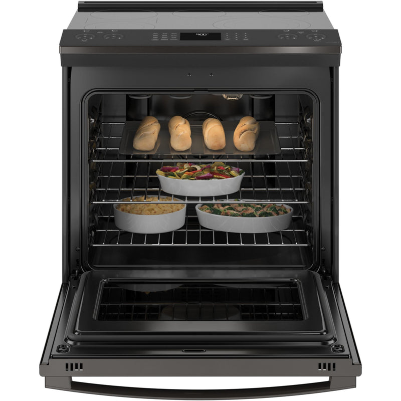 GE Profile 30-inch Slide-In Electric Range with Convection PSS93BPTS IMAGE 3