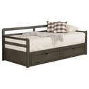 Coaster Furniture Sorrento 305706 2-Drawer Twin XL Daybed with Extension Trundle - Grey IMAGE 13