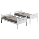  Coaster Furniture Littleton 405051WHT Wood Twin Over Twin Bunk Bed - White IMAGE 4