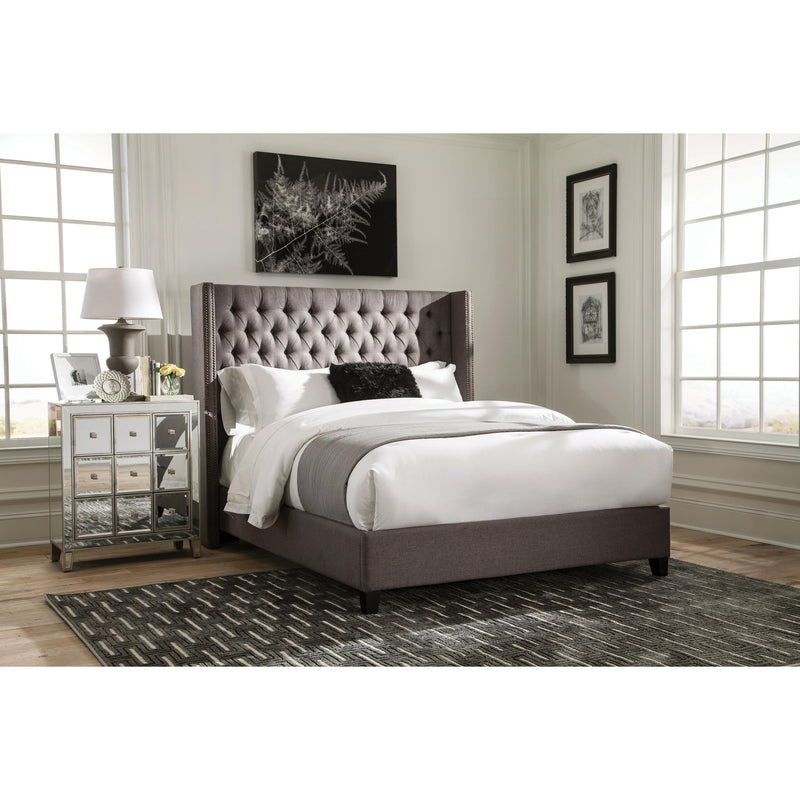 Coaster Furniture Bancroft King Upholstered Platform Bed 301405KE IMAGE 8