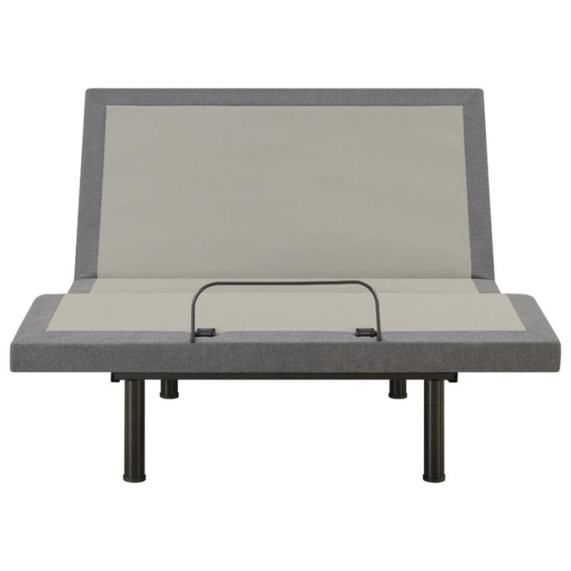  Coaster Furniture Clara 350131TL Twin Extra Long Adjustable Bed Base - Grey and Black IMAGE 2