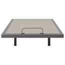  Coaster Furniture Clara 350131TL Twin Extra Long Adjustable Bed Base - Grey and Black IMAGE 3