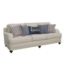  Coaster Furniture Glenn 511091 Upholstered English Arm Sofa - Light Grey and Blue IMAGE 1