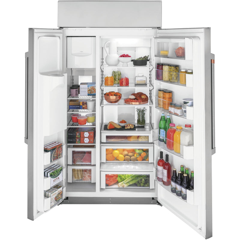 Café 42-inch, 24.5 cu. ft. Side-by-Side Refrigerator with Dispenser CSB42YP2NS1 IMAGE 2