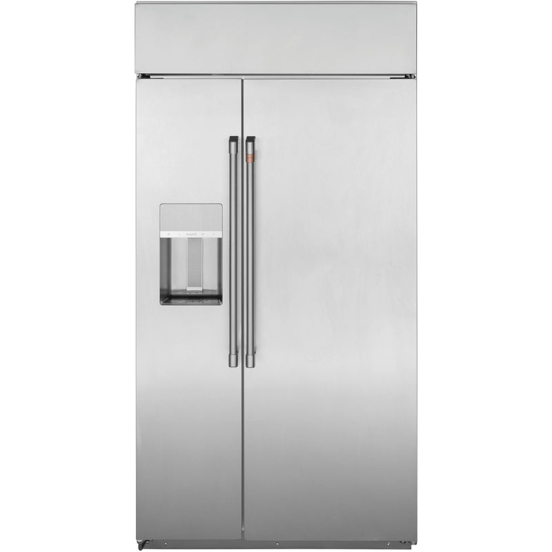 Café 48-inch, 28.7 cu. ft. Side-by-Side Refrigerator with Dispenser CSB48YP2NS1 IMAGE 1