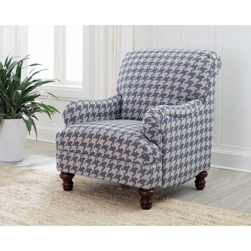  Coaster Furniture Glenn 903093 Upholstered English Arm Accent Chair - Blue IMAGE 2