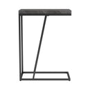  Coaster Furniture Sergio 931146 Engineered Wood C-Shaped Sofa Side Table - Rustic Grey IMAGE 3