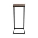  Coaster Furniture Sergio 931147 Engineered Wood C-Shaped Side Table - Rustic Tobacco IMAGE 4