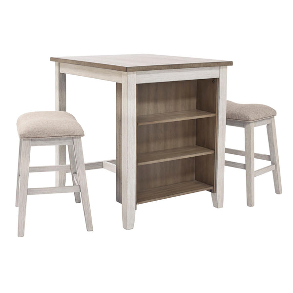 Signature Design by Ashley Skempton 3 pc Counter Height Dinette D394-113 IMAGE 1