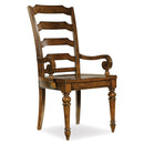 Hooker Furniture 5323-75300 Tynecastle Ladderback Arm Chair IMAGE 1
